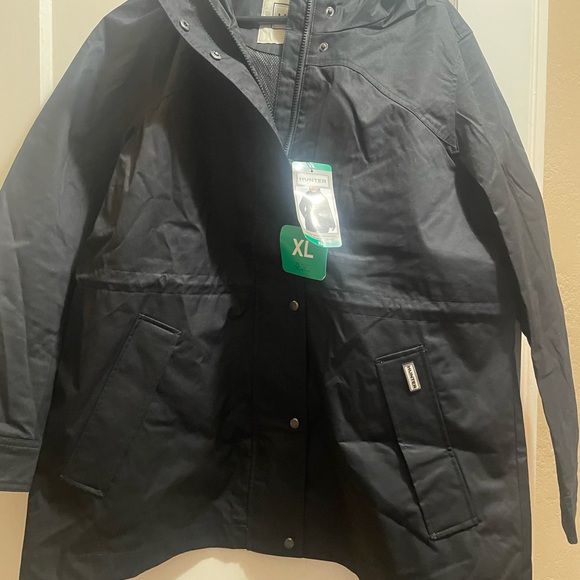 Hunter Black Hooded Raincoat XL - Picture 4 of 5